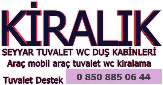 Ara� tuvalet kiralama hizmetimizden yararlanabilirsiniz.