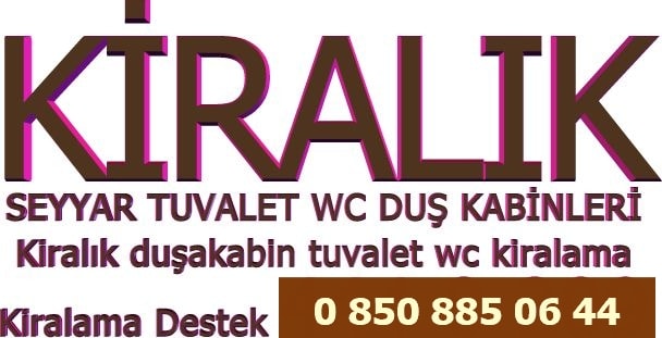 Kiral�k seyyar du�akabinler hizmetimizden yararlanabilirsiniz.