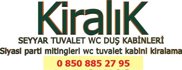 Siyasi Parti Mitingleri wc kiralama hizmetimizden yararlanabilirsiniz.